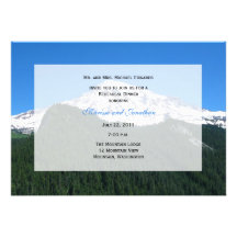 Invitation de dîner de répétition -- Paysage de mo
