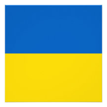 Invitation de drapeau de l'Ukraine
