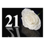 Invitation de fête d'anniversaire 21 années