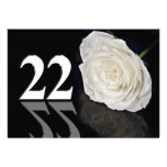 Invitation de fête d'anniversaire 22 années