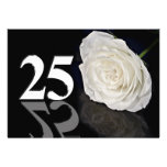 Invitation de fête d'anniversaire 25 années
