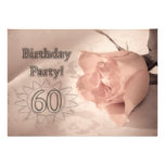 Invitation de fête d'anniversaire 60 années