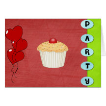 Invitation de fête d'anniversaire cartes