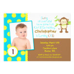Invitation de fête d'anniversaire de photo de sing