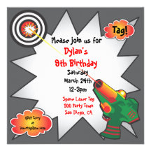 Invitation de fête d'anniversaire d'étiquette de l