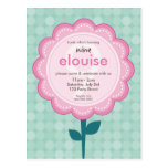 INVITATION DE FÊTE D'ANNIVERSAIRE : : marguerite n Cartes Postales