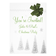 Invitation de fête de Noël d'album