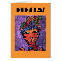 Invitation de fiesta carte de vœux