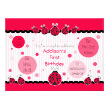 Invitation de Ladybird de coccinelle