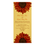 Invitation de mariage de tournesol - de jeune mari
