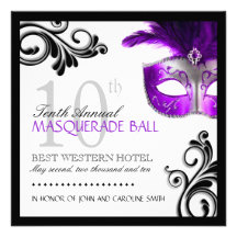 Invitation de mascarade