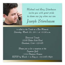 Invitation de Mitzvah de barre