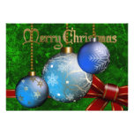 Invitation de Noël de babiole