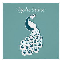 Invitation de paon