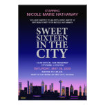 Invitation de partie d'affiche de film de sweet si