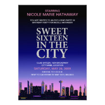Invitation de partie d'affiche de film de sweet si