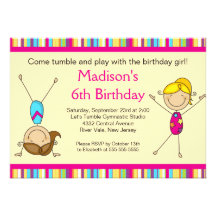 Invitation de partie d'anniversaire de enfant de g