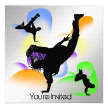 Invitation de partie de B-Boying