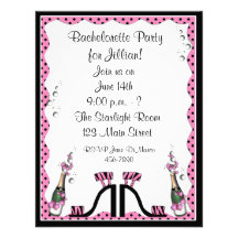 Invitation de partie de Bachelorette