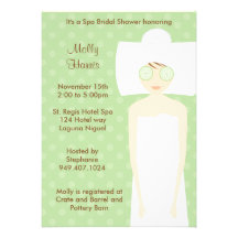 Invitation de partie de Bachelorette de spa