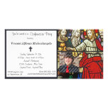 Invitation de partie de confirmation en verre soui photocartes personnalisées