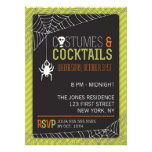 Invitation de partie de costume de Halloween