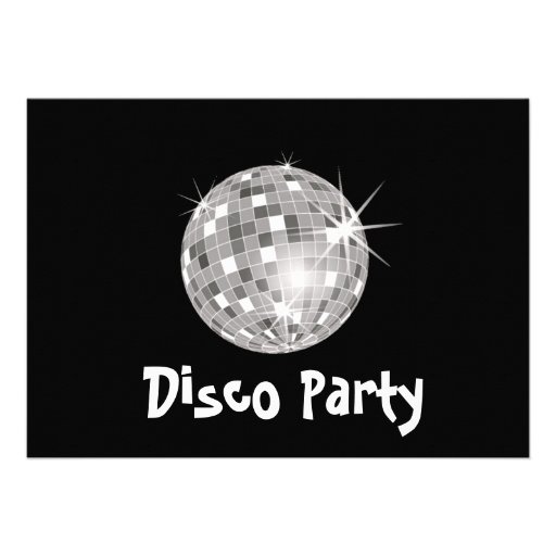 Invitation de partie de disco