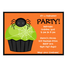 Invitation de partie de Halloween