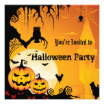 Invitation de partie de Halloween