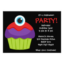 Invitation de partie de Halloween