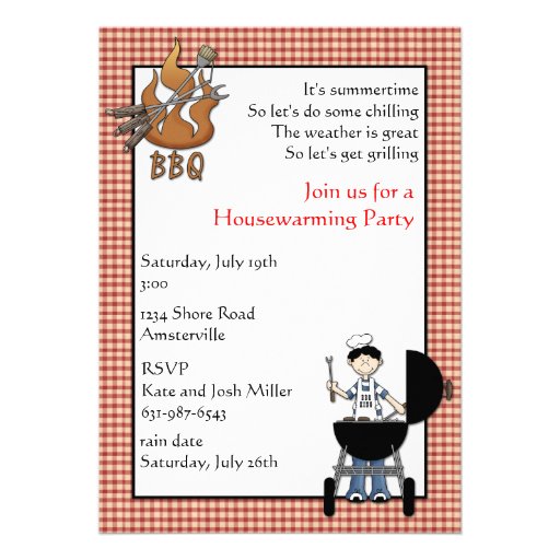 Invitation de partie de pendaison de crémaillère d