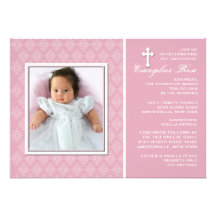 Invitation de photo de dentelle de diamant