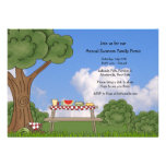 Invitation de pique-nique d'été