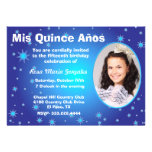 Invitation de Quinceañera de photo d'étoiles