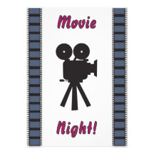 invitation de soirée cinéma