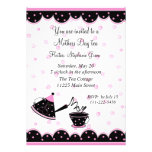 Invitation de thé du jour de mère