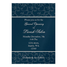 Invitation d'entreprise élégante de partie