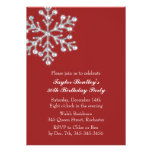 Invitation douce en cristal de fête d'anniversaire