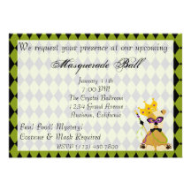 Invitation du Roi mardi gras