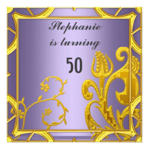 Invitation Elegant women's Birthday Party