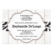 invitation en bois de baby shower de grain de rayu