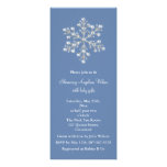 Invitation en cristal de baby shower de flocon de 