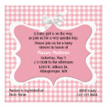 Invitation faite sur commande de baby shower de gu