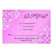 Invitation faite sur commande RSVP de bat mitzvah 
