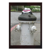 Invitation - Fire Hydrant with Hat