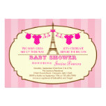 Invitation française de baby shower de jumeau de T