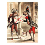 Invitation from Queen: Alice in Wonderland Postcards