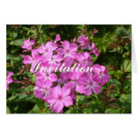 Invitation-Garden Party-Pink Flowers Greeting Card