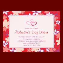 Invitation géniale florale et de coeurs de valenti invitations