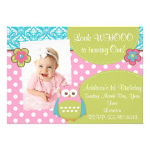 Invitation Girly d'anniversaire de conception de h